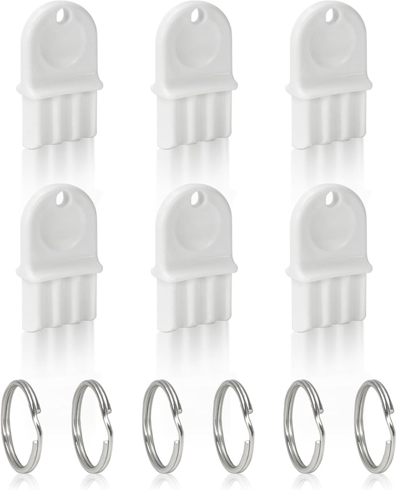 HGHN 6-Pack Universal Access to Toilet Paper Dispensers - Convenient Paper Towel Dispenser Keys - Image 1